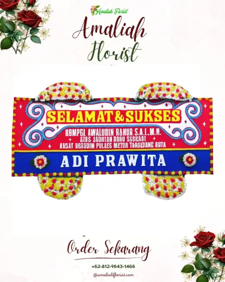 Papan Bunga Ucapan Selamat Singabraja